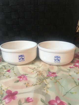 Set Of 2 Quaker Oats Cereal Bowl Waechtersbach Spain It’s The Right Thing To Do
