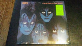 [new Orig.  ] Kiss Creatures Of The Night Vinyl Record Lp [glow In The Dark]