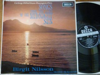 Birgit Nilsson Songs From The Land Of The Midnight Sun / Decca Sxl 6185 Wbg