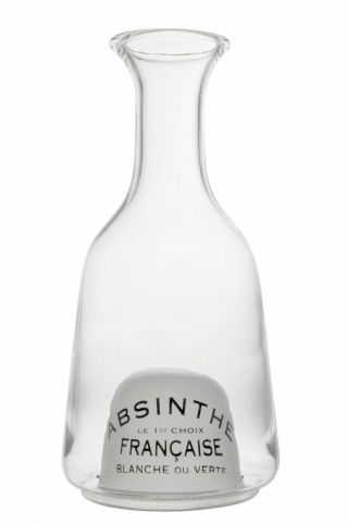 French Loop Absinthe Glass Carafe - B - Stock