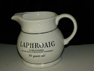 No.  2 Laphroaig Single Islay Malt Scotch Whisky Pub Pottery Water Pitcher
