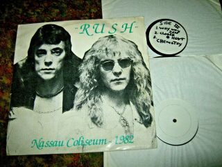 Rare 2 Lp Rush " Nassau Coliseum - 1982 " Unknown Label