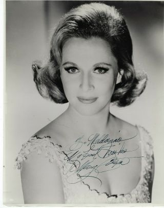 American Opera Singer Soprano Mary Costa,  Autographed Studio Photo.