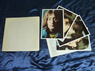 THE BEATLES WHITE ALBUM UK 2LP 1968 Stereo 1st Press Low Number 0310658 1 - 1 - 1 - 1 2