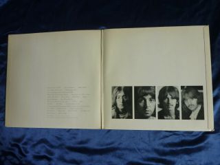 THE BEATLES WHITE ALBUM UK 2LP 1968 Stereo 1st Press Low Number 0310658 1 - 1 - 1 - 1 5