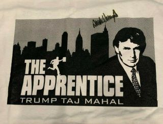 DONALD TRUMP Signed Autographed Shirt Trump Taj Mahal You ' re Fired on shirt 4