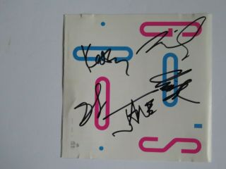 Signed Autographed Cd Booklet The Go - Go 