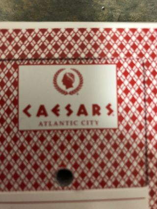 casino playing cards Caesars Palace Atlantic City (Once On The Floor) 5