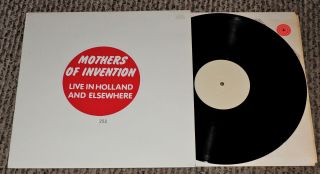 Rare Zappa Moters Of Invention Live In Holland And Elsewhere Lp Limited