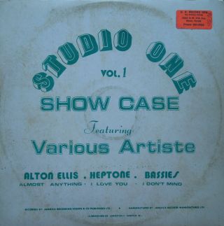 Rocksteady Lp / Various Artists / Studio One Show Case Vol 1 / Studio 1