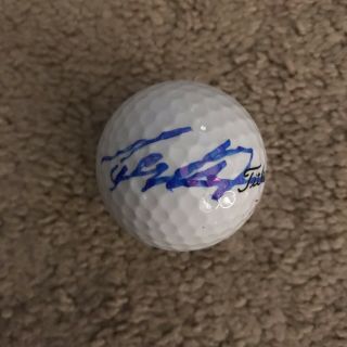 Tommy Fleetwood Signed Golf Ball Pga Tour Autographed