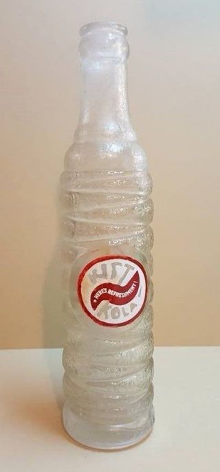 Vintage 7 Oz Soda Bottle / Kist / San Juan Puerto Rico / 1940 