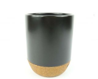 Starbucks Coffee Mug w/ Cork Bottom Espresso Black Brown Ceramic 18 fl oz 2