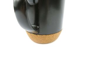 Starbucks Coffee Mug w/ Cork Bottom Espresso Black Brown Ceramic 18 fl oz 4