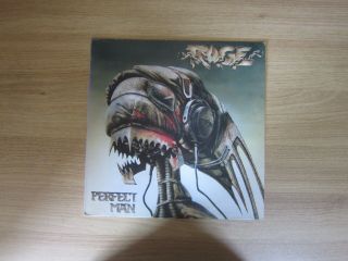 Rage - Perfect Man 1990 Korea Orig Vinyl Lp Insert