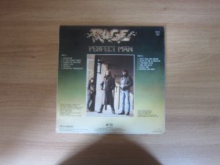 RAGE - Perfect Man 1990 Korea Orig Vinyl LP INSERT 2