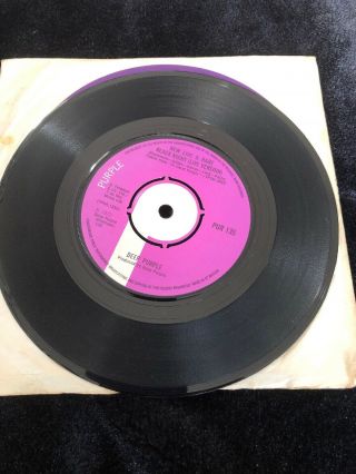 Deep Purple Live & Rare Ep - Company Sleeve 7 " Vinyl Single Record Uk