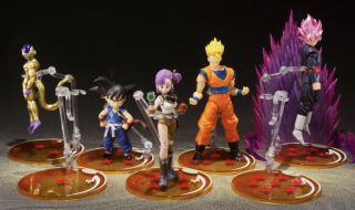 Bandai S.  H.  Figuarts Stage Dragon Ball Star Stands (set Of 7) Hong Kong Exclusive