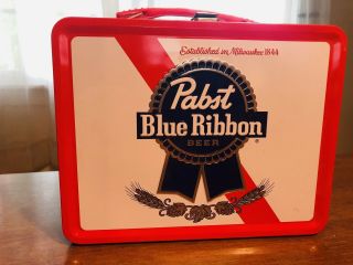 Pabst Blue Ribbon Tin Lunch Box