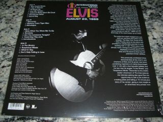 Elvis - International Hotel Las Vegas August 23,  1969 - RSD Record Store Day 2019 2