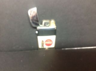 RARE Early 60 ' s SCRIPTO LIGHTER w/ COCA - COLA BOTTLE and RED BUTTON 3