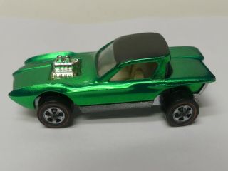 Vintage 1968 Hot Wheels Python Redline Green Die Cast Toy Car