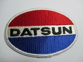 Datsun Vintage Rare NOS Patch 4 3/8 x 3 inches 2