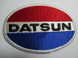Datsun Vintage Rare NOS Patch 4 3/8 x 3 inches 3