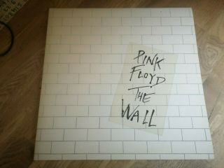 Pink Floyd 2x Lp The Wall Uk Harvest 1st Press 2u 2u 3u 2u Sticker All Near