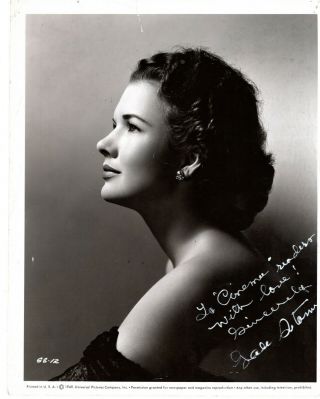 Tv & Movie Actress Gale Storm,  Signed Vintage Studio Photo.