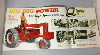 Vintage IH McCormick Farmall 806 Tractor Brochure International Harvester 3