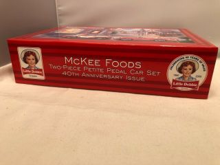 Mckee Foods Little Debbie 2 Piece Pedal Car Set 40th Anniversary 5