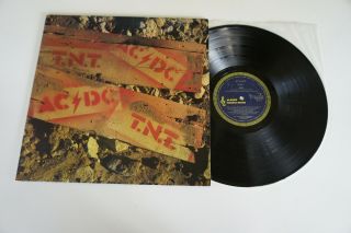 Ac/dc - T.  N.  T.  1975 Australian 1st Blue Roo Lp Vinyl Record Albert Prod Acdc Tnt