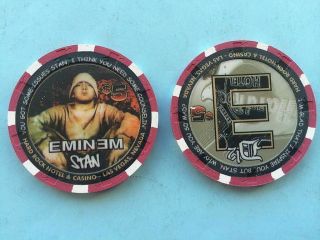 Hard Rock 2001 Eminem $5 Casino Chip - Mint/new