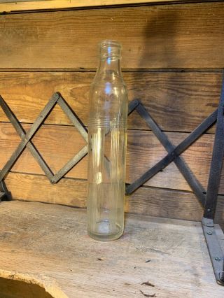 Vintage Linco Penn Motor Oil Gas Station Glass Bottle Jar Can Sign Marathon Top