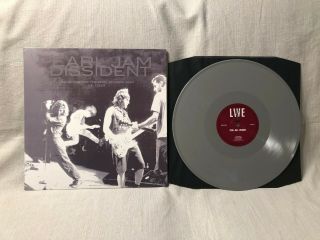 Pearl Jam ‎dissident Fox Theatre Atlanta 1994 Lp Grey Vinyl Brr4002 Ex/ex Import