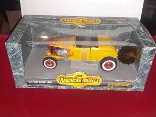 Ertl Collectibles American Muscle 1932 Ford Street Rod 1/18 Scale Die Cast