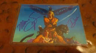 Marc Singer As Dan In Beastmaster Movie Signed Autographed Photo