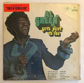 Al Green - Gets Next To You - 1971 US 1st Press VG,  In Shrink,  Hype Sticker 2