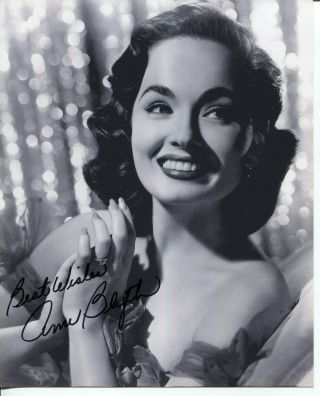 Ann Blyth Mr Peabody And The Mermaid Western Star Signed Autograph Photo