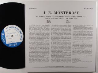 J.  R.  MONTEROSE Self Titled BLUE NOTE MMBLP - 1536 2XLP NM/VG,  mono 45rpm ltd ed 2