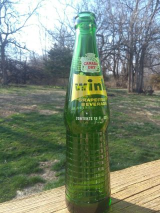 Vintage Canada Dry Wink 10 Oz 1965 Soda Pop Bottle.