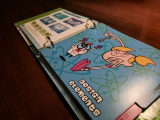 Vintage CN - Dexter’s Laboratory Style Guide w/ Digital Assets - AWESOME FIND 6