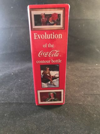 Evolution of the Contour Coca Cola Bottle Set of 6 Miniature Vintage Bottles NWT 2
