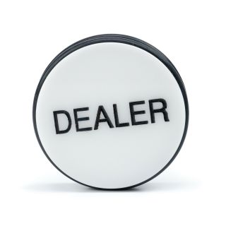 3 Inch Dealer Puck Engraved Casino Quality