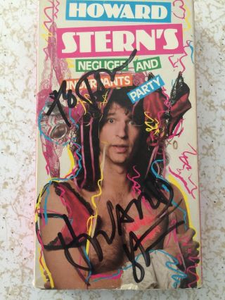 Vintage Howard Stern Vhs Tape Negligee And Underpants Party 1988
