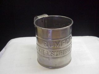 Vintage Advertising Rumford Baking Powder Measuring Cup