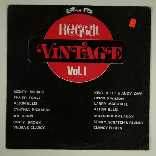 V/a " Reggae Vintage,  Vol.  1 " Reggae Lp Clandisc
