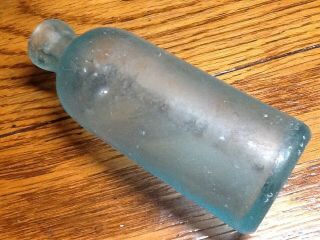 Vintage Antique Old Bottle Cccc Hutch Dug In Louisiana