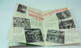 1949 SOUVENIR HAROLDS CLUB RENO NEVADA GAMING GUIDE BOOKLET 5